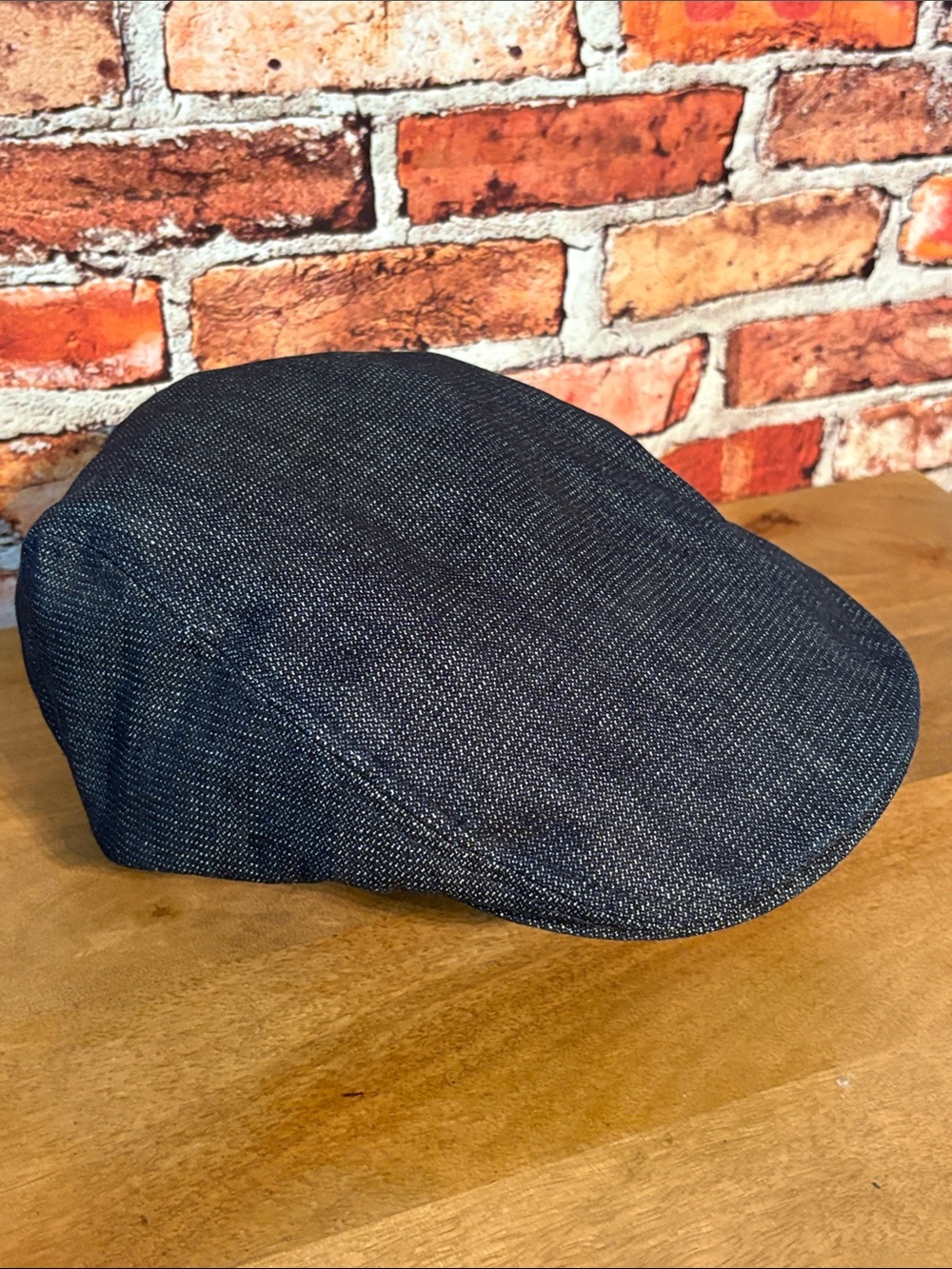 Levi's Denim Flat Cap/Newsboy/Scully Dark Blue Unisex One Size Adjustable